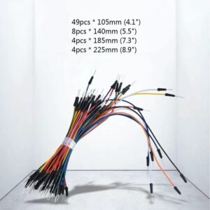65PCS FLEXIBLE BREADBOARD JUMPER WIRES