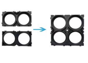 40130 LifePo4 Battery Holders 1X2